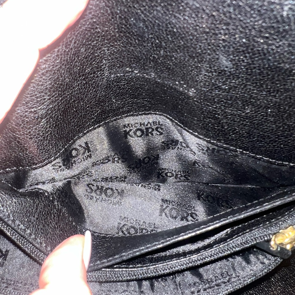 Michael Kors Black Leather Wallet - Picture 8 of 8